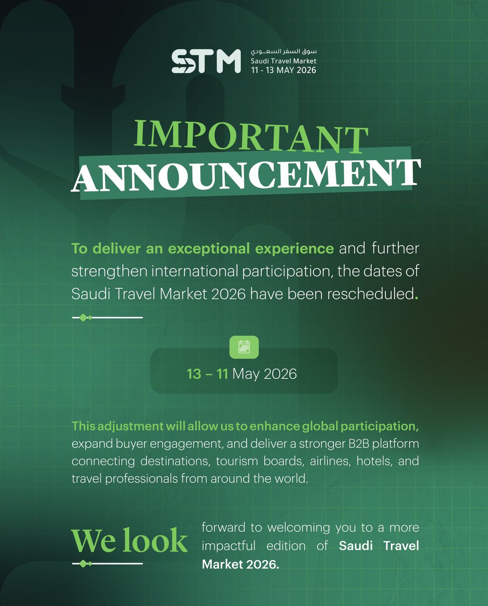 Saudi Travel Market tweet media