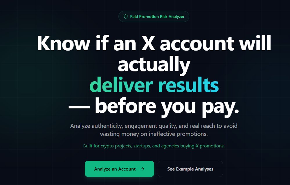 XPromoRank tweet media