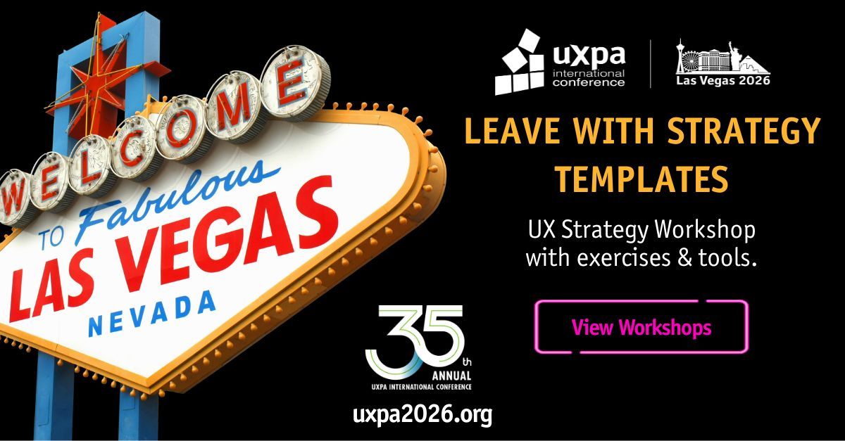 UXPA International tweet media