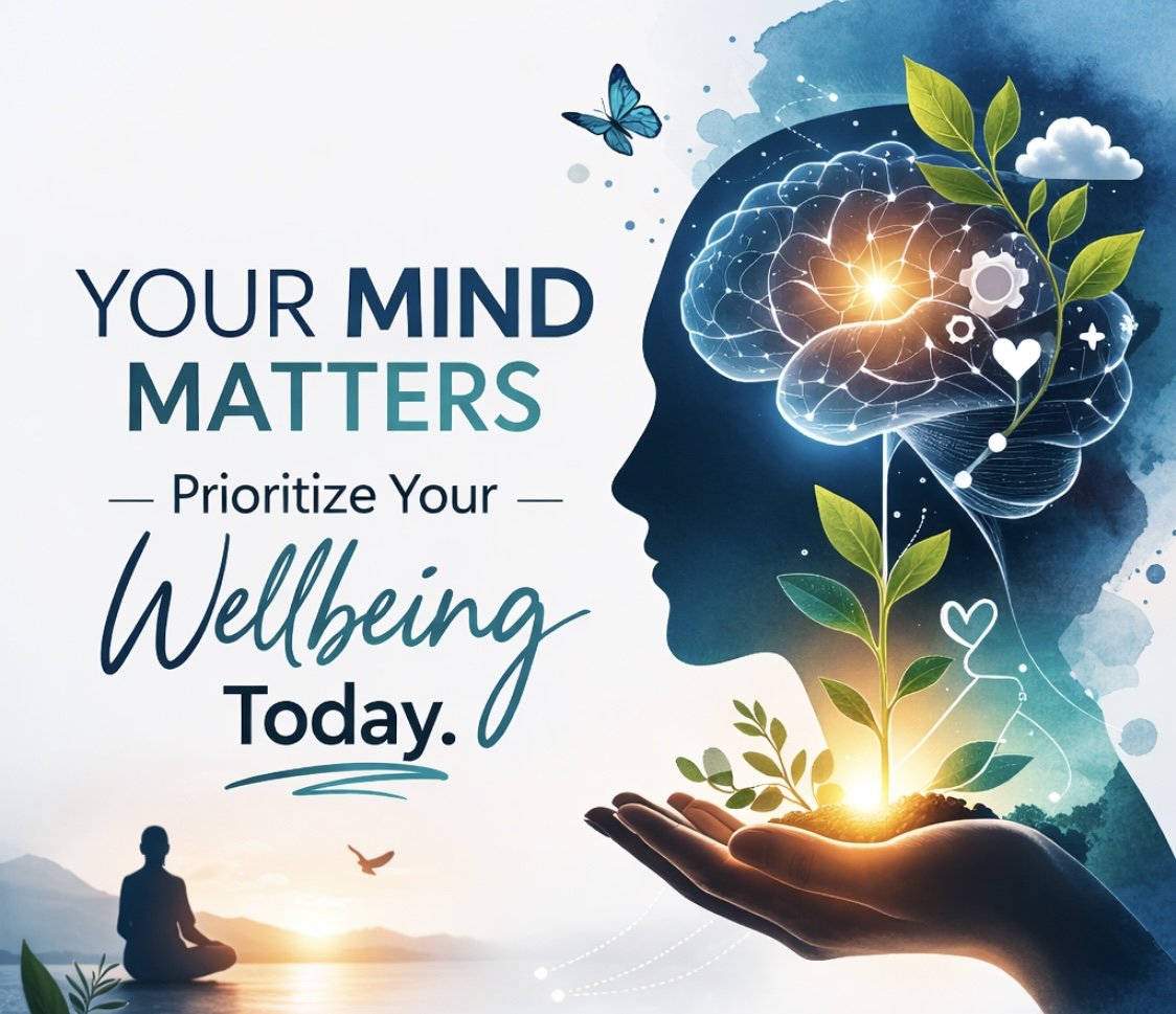 MiracleAdesina's tweet photo. Caring for your mind is a daily act of kindness toward yourself. Just like your body,your mental health needs attention, rest  and nurturing.
Take a moment today to check in with yourself.
#Mentalhealthmatters #mentalhealthawareness #wellbeing #selfcare #Mindhealth https://t.co/YtqCd8qwFH