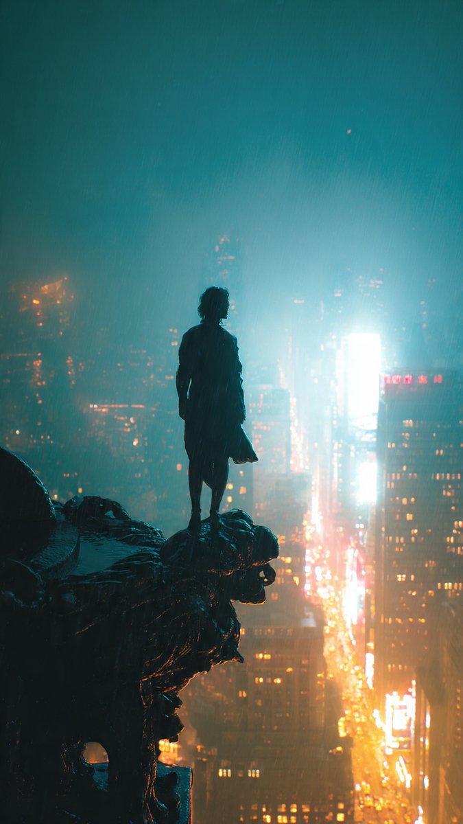 CineFrameAI's tweet photo. Your home screen needs an upgrade. 🦇🏙️

I designed this 4K Cinematic Cityscape specifically for minimalists and dark-mode setups. Heavy atmosphere.

Grabbing the high-res uncompressed version is free. Link in the replies! 👇

#wallpapers #cleansetup #darkmode #homescreen https://t.co/S4I3jL9pYI