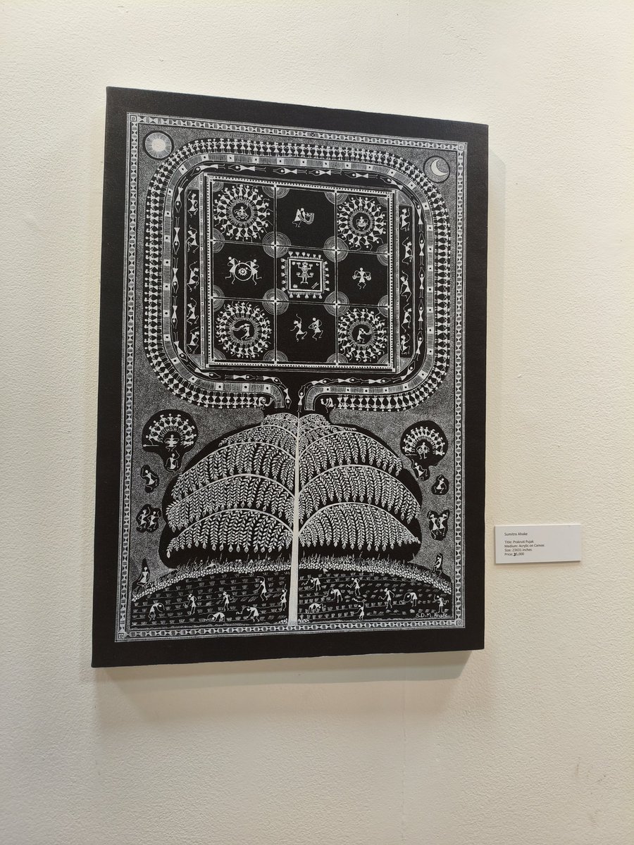 Saw some really nice works at the Tribes Art Fest at the Travancore Palace, Delhi. 

Good initiative of <a href="/TribalAffairsIn/">Ministry of Tribal Affairs, Govt. of India</a>