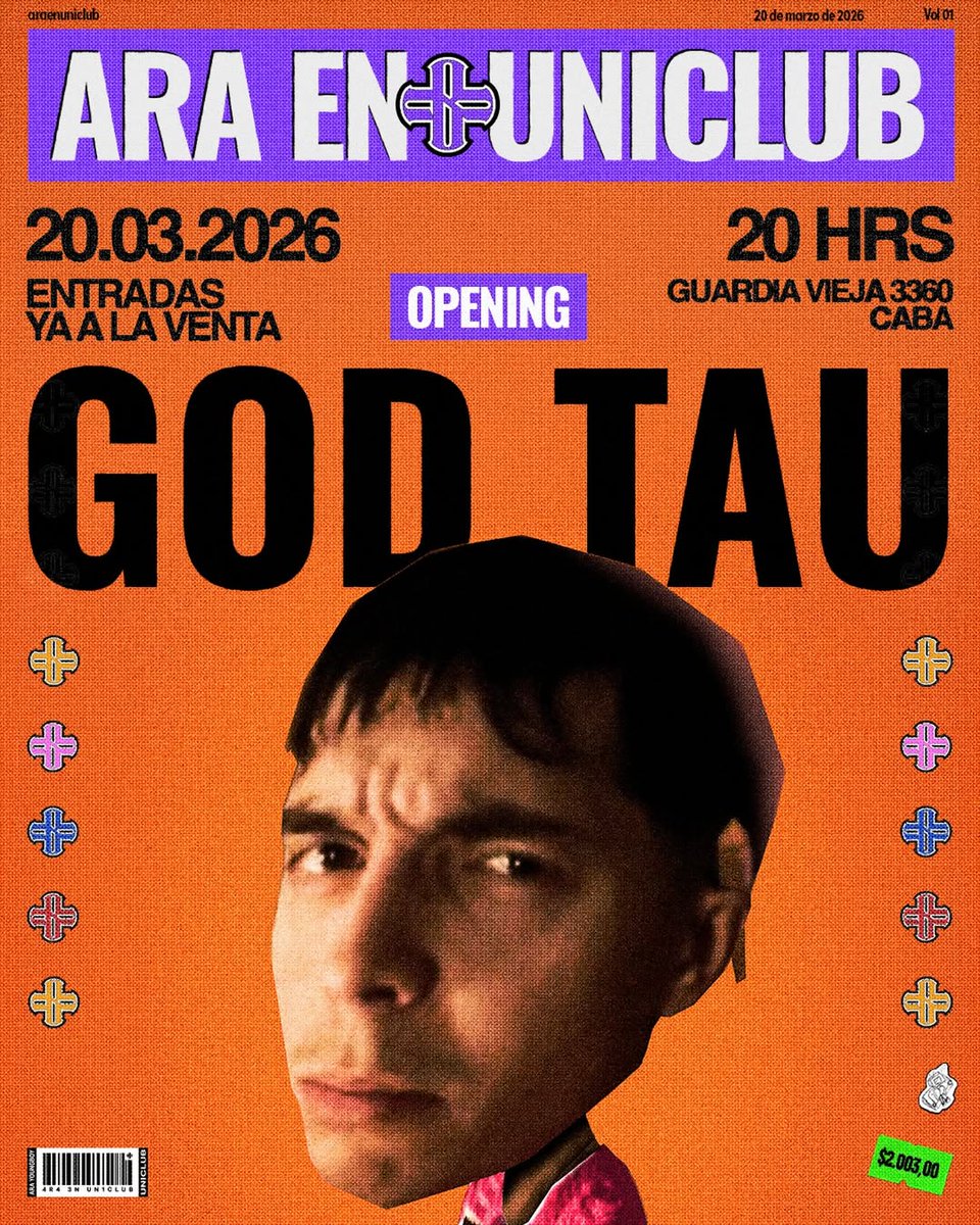 araupdatess's tweet photo. godtau va estar abriendo el uniclub el 20/03 👀 https://t.co/Q12RSjVnJh