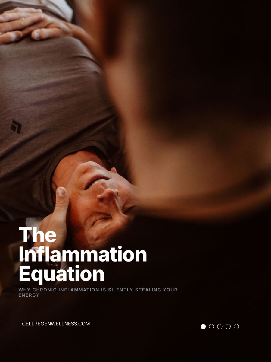 cell_regen's tweet photo. WHY CHRONIC INFLAMMATION IS SILENTLY STEALING YOUR ENERGY https://t.co/6bOKctxtcY
