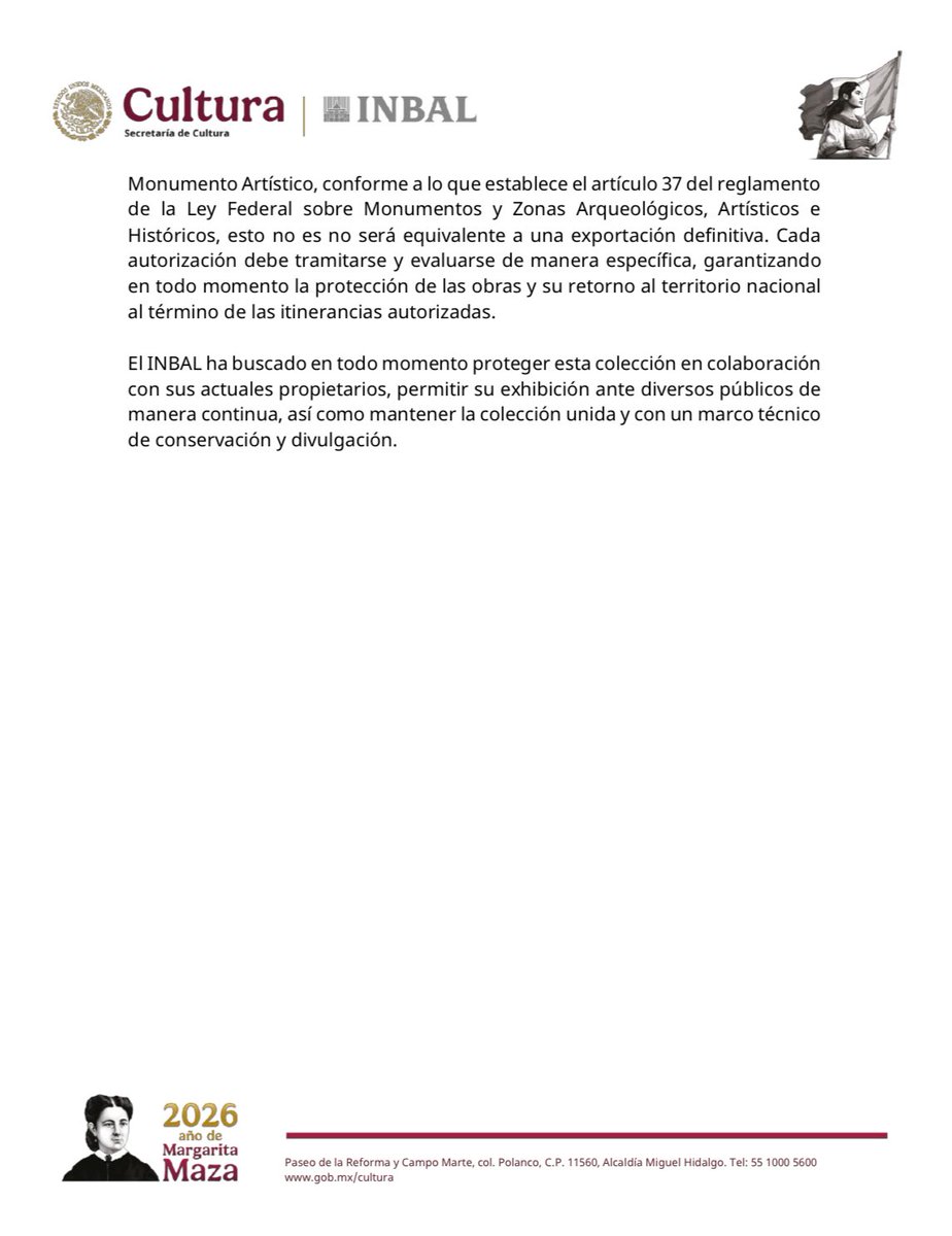 bellasartesinba's tweet photo. #INBALinforma https://t.co/dB3IKLjfOX