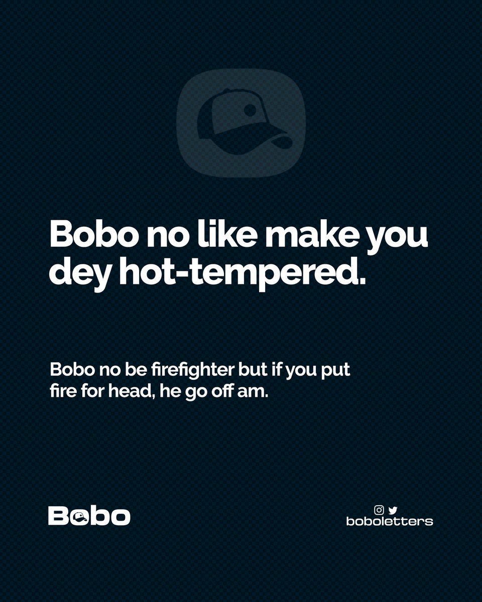Boboletters's tweet photo. Bobo no be firefighter but if you put fire for head, he go off am.  #bobo
#wednesday #CubaVencerá #psgvschelsea https://t.co/ROFS36u3Gl
