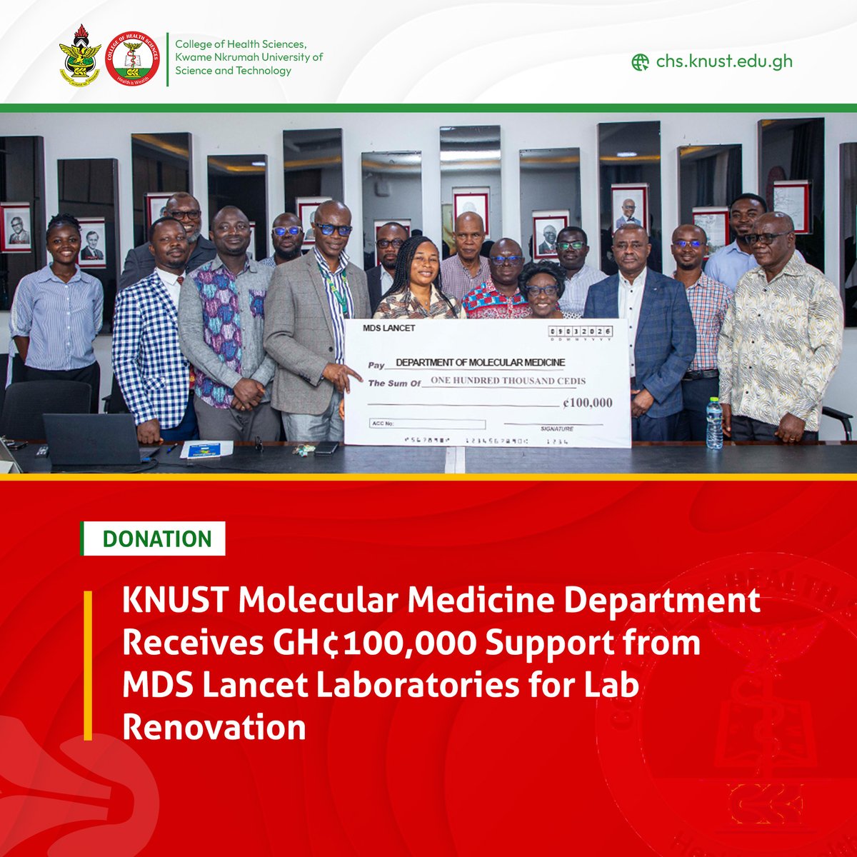 KNUST College of Health Sciences tweet media