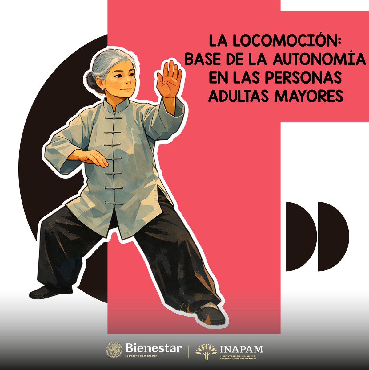 INAPAM's tweet image. El 30% de las #PersonasAdultasMayores que realizan #ActividadFísica tienen menor riesgo de perder #Movilidad que las #Sedentarias #Actívate en los #CentrosCulturales #INAPAM 👉 acortar.link/lA4GTS con #Actividades como #Danza #TaiChi #GimnasiaCerebral entre otras.