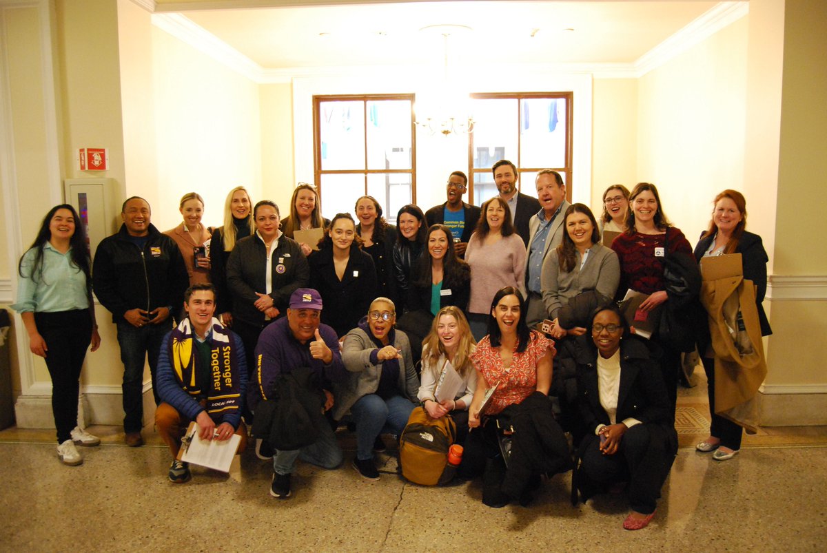 Last week, we joined the Common Start Coalition to push for critical investments in #childcare in FY 2027. Providers, educators, advocates, and other partners came together to uplift the need to address the waitlist &amp; make sure we’re supporting educators and providers adequately.