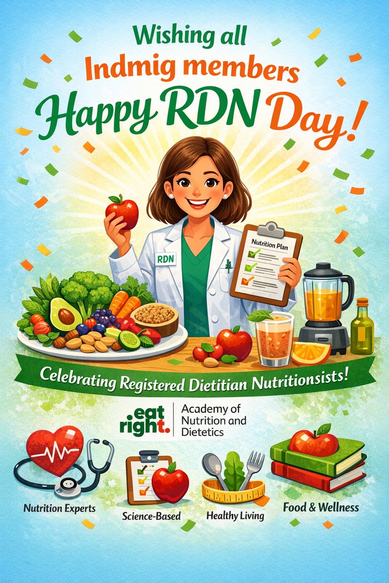 Indians in Nutrition and Dietetics tweet media