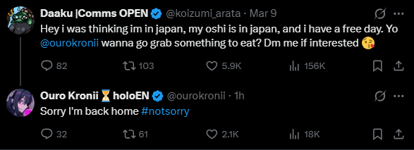 sleepynovelite's tweet photo. Never change Kronii 😭 https://t.co/4W0qCssCT2