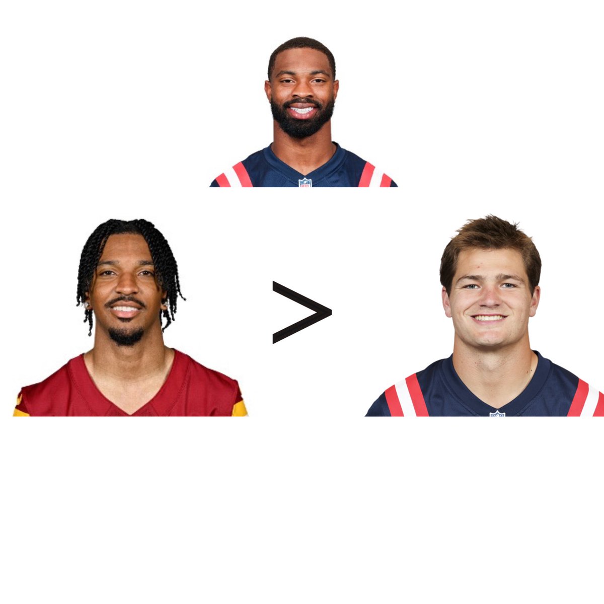 CMNDERS's tweet image. K'Lavon Chaisson knows which QB he has better odds winning a Super Bowl with 🤔