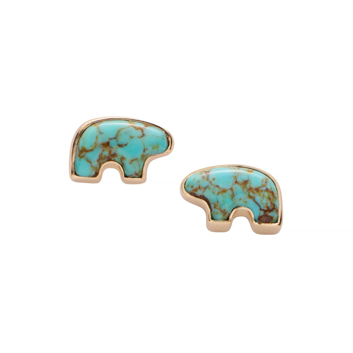 Handset in 14k yellow gold, our turquoise stone Bear earrings are perfectly dainty.
Shop Now: bit.ly/46T7SM2