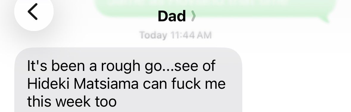 Papa Tambo is not happy after that Rory WD last week…🤬

So, what’s next? 👀

Load up Mr. Reliable - Hideki Matsuyama!  🥶