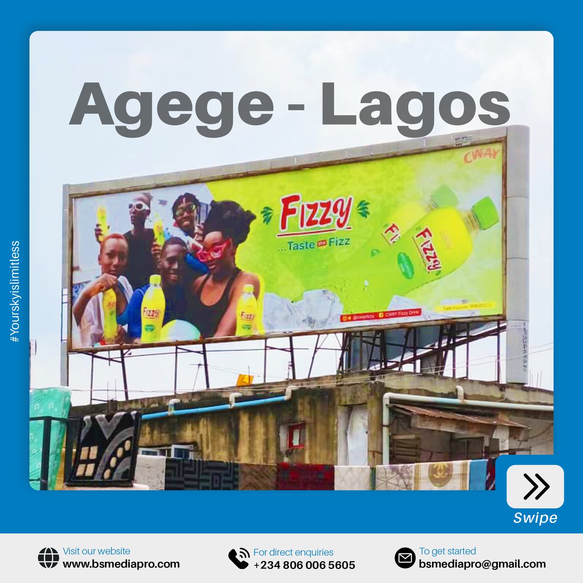 BlueskyGroup_'s tweet photo. Increase your brand's presence with our impactful billboards. Located in high-traffic areas, our billboards guarantee maximum exposure, increasing brand recall and driving business growth. https://t.co/GrHL1xemqn