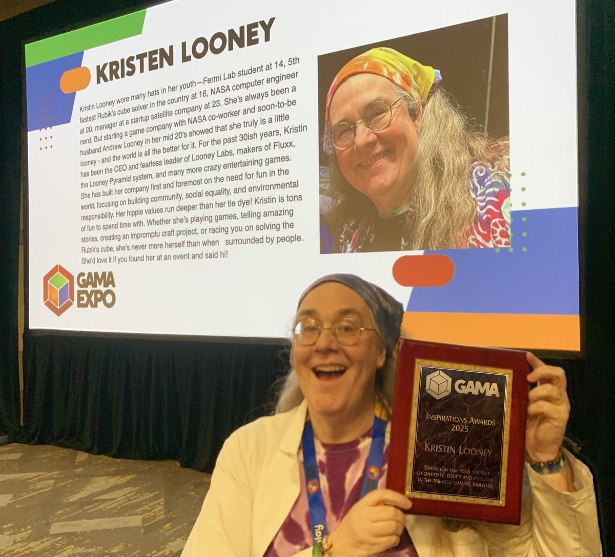 Kristin received an "Inspirations" award at the GAMA Expo this year! Yay Kristin!
new.wunderland.com/2026/03/11/kri…