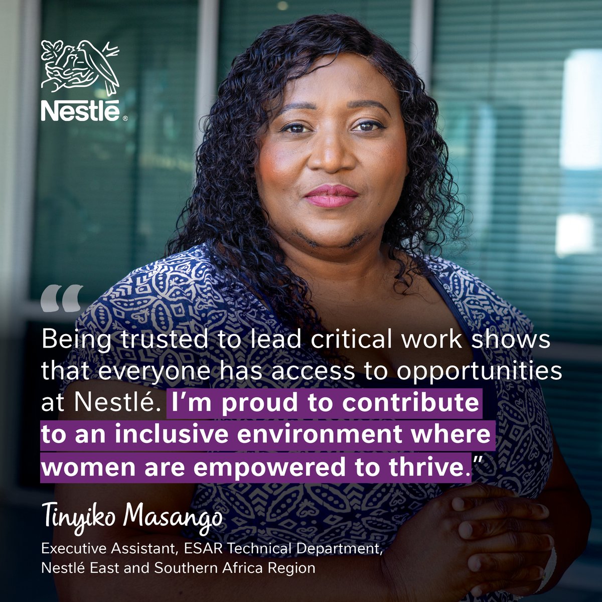 Nestlé ESAR tweet media