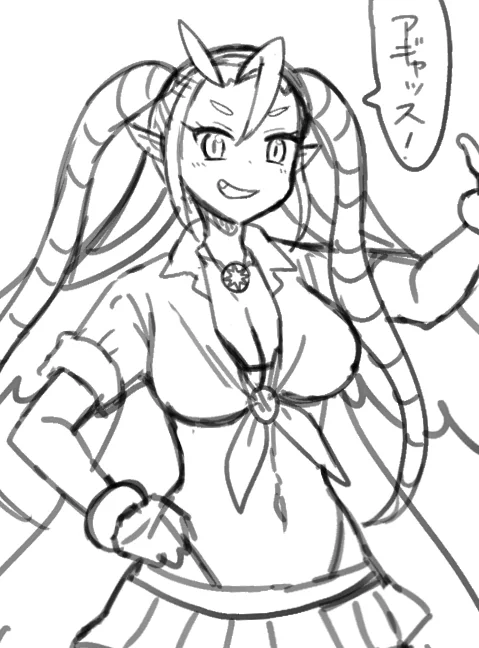 すまん、今日はギャル描かないって言ったのに気づいたらコライドンのギャル描いてた!
明日ちゃんと描きます 