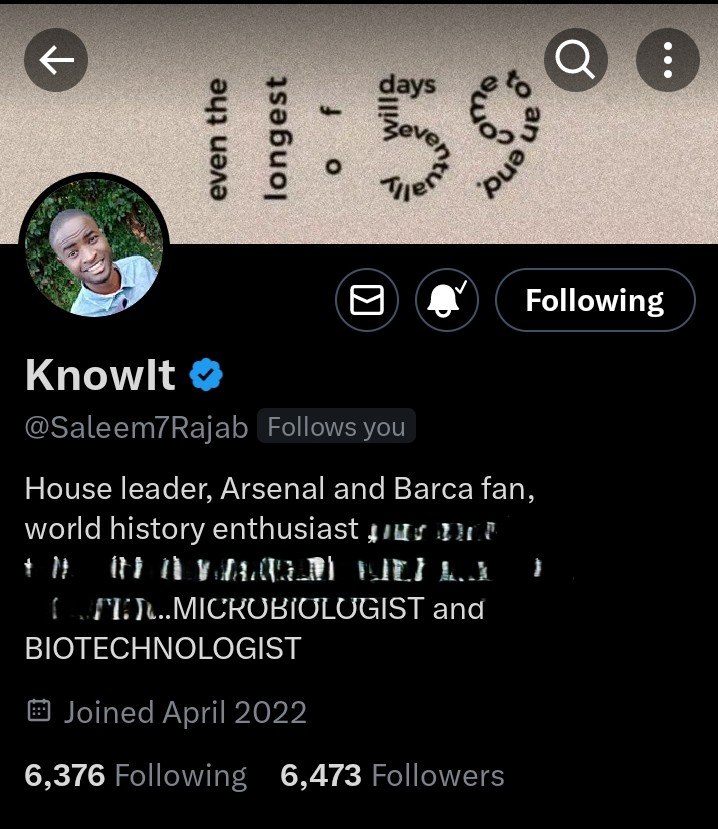 bado hua naomboleza hii account...mnifollow