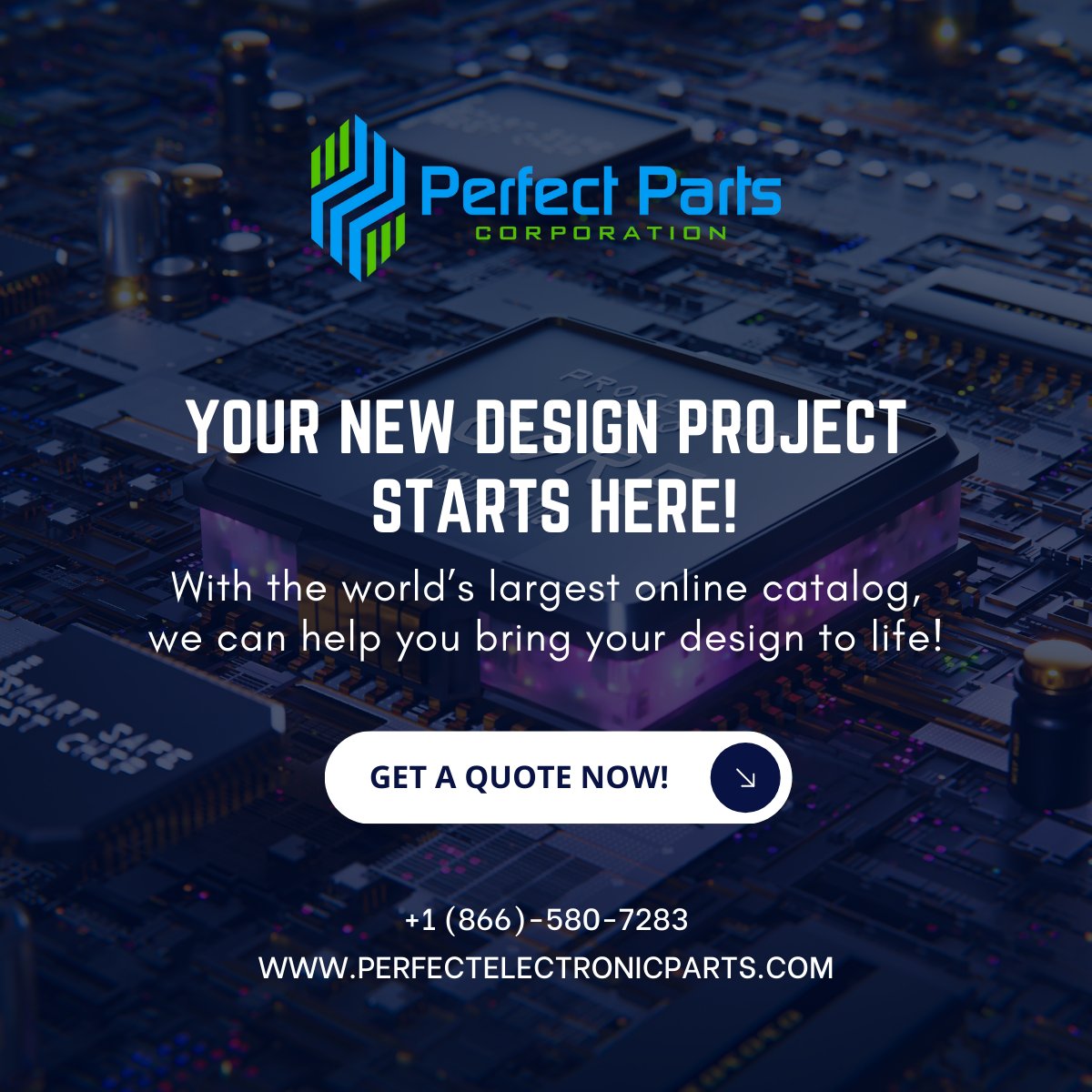 Perfect Parts is here to help you bring your design to life. Reach out today to learn more and get a quote!
perfectelectronicparts.com/index.php