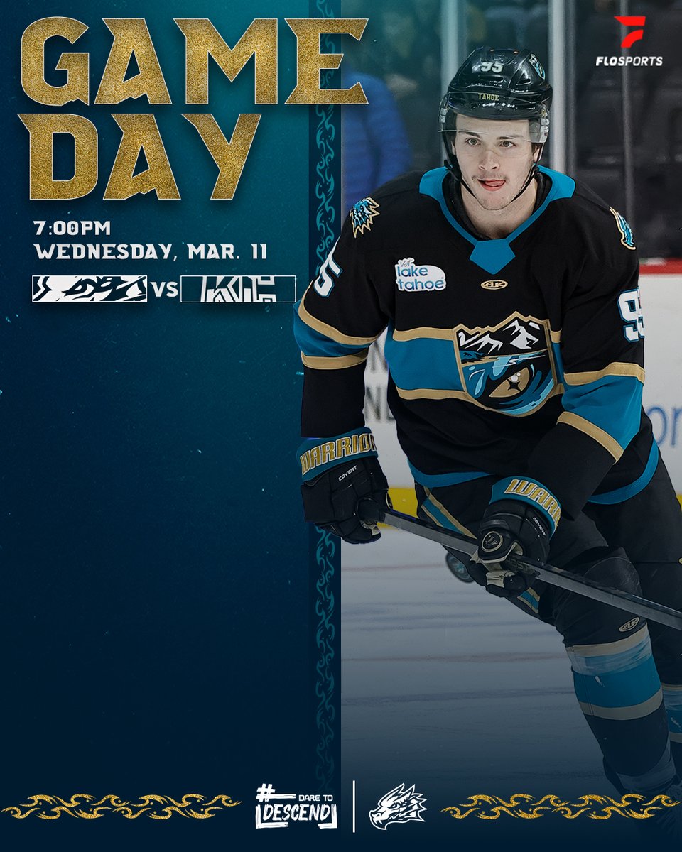 PUCKS N' PAWS TOKNIGHT 🐾🩵 Bring your pup and come out to cheer on the Knight Monsters VS. the Kansas City Mavericks!

📍 Tahoe Blue Event Center
🆚 Kansas City Mavericks
📺 bit.ly/4eYNWcE
👂 bit.ly/4e087FT