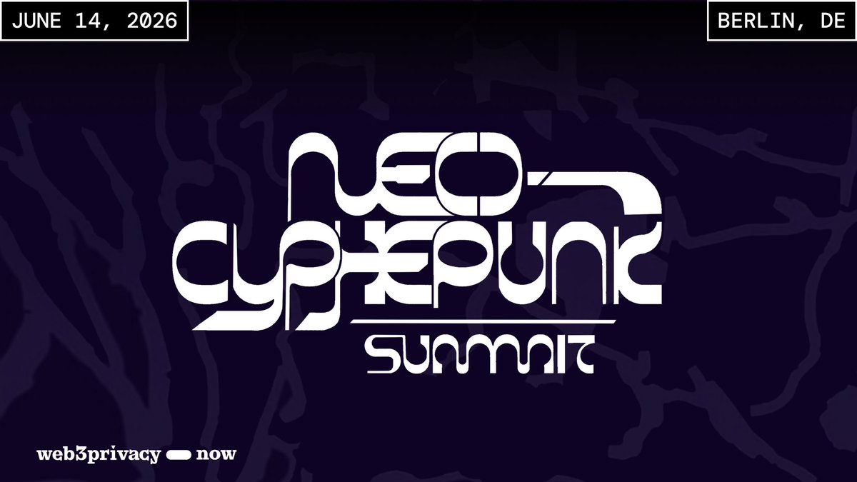 Web3Privacy Now tweet media