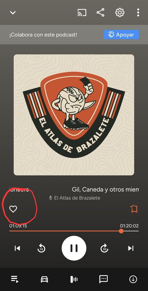 MLS_1984's tweet photo. Hola @AtlasBrazalete muchas gracias por el programa que hacéis y aprovecho para dejar una pista de como valorar en app de @ivoox 😉 https://t.co/TER5Sk2XxP