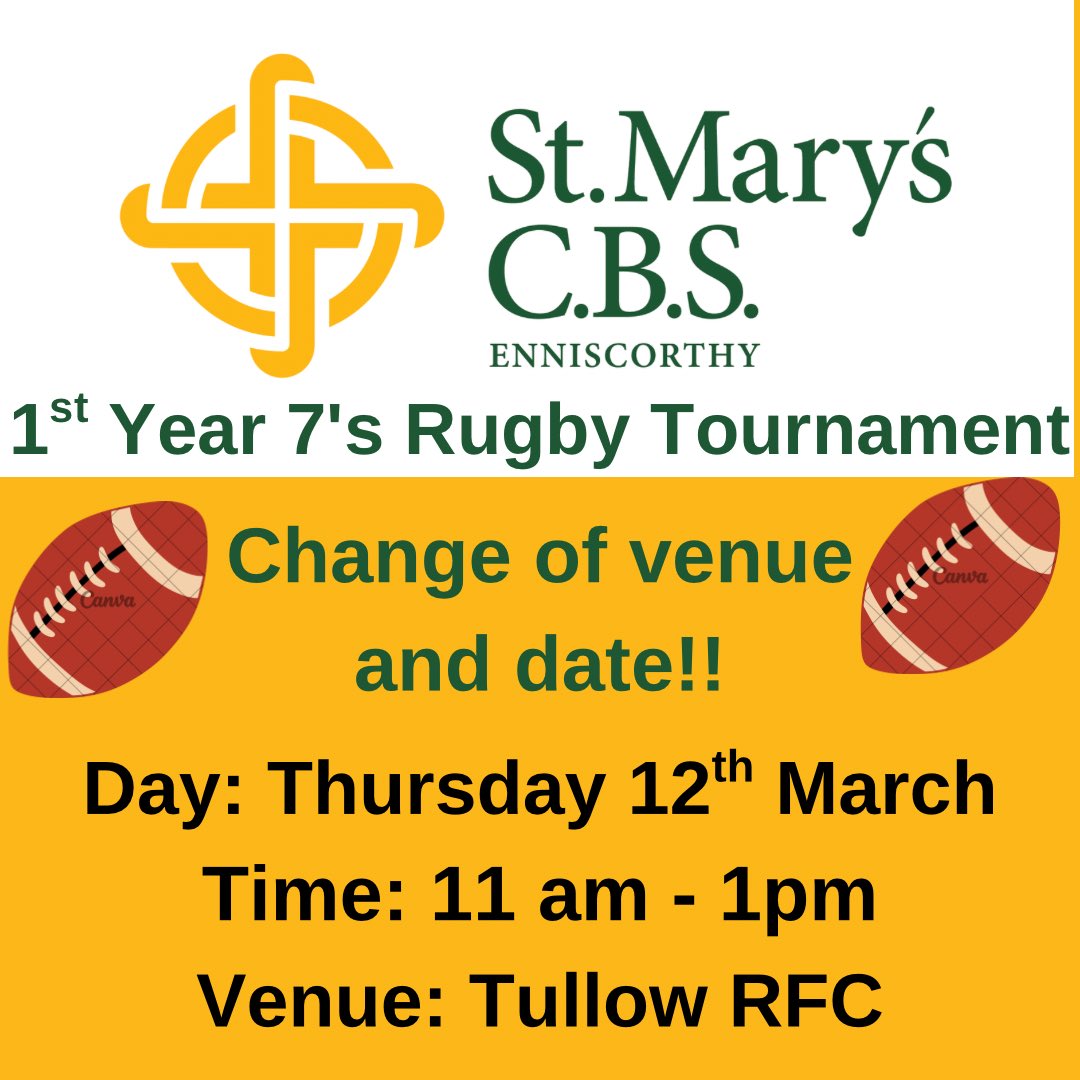 St Mary's CBS Enniscorthy, An Edmund Rice School tweet media