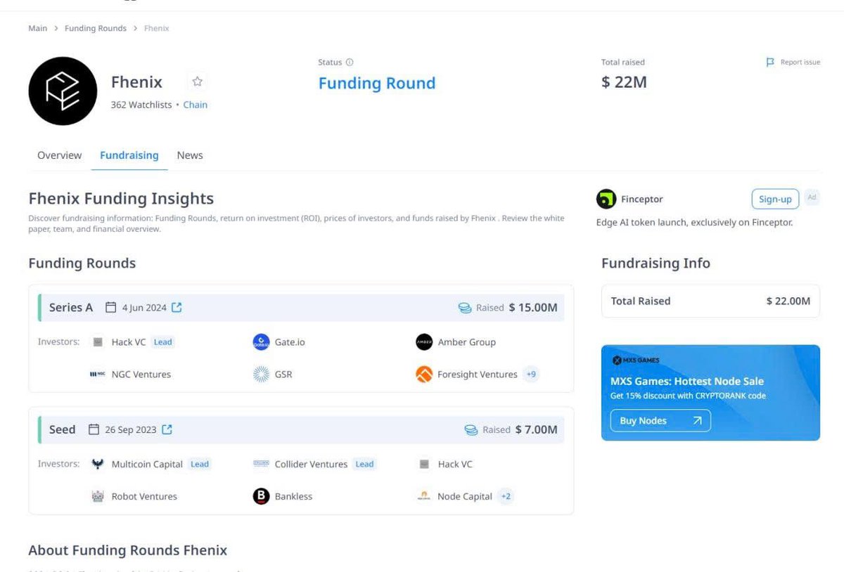 Săn airdrop <a href="/fhenix/">Fhenix</a> 

💠 Blockchain bảo mật, Raised 22M$

1. Claim Sepolia ETH

Use any faucet:
▪️ cloud.google.com/application/we…

▪️ sepolia-faucet.pk910.de

▪️ alchemy.com/faucets/ethere…

2. Join testnet Fhenix

▪️ test.redact.money

👉Kết nối ví EVM ( Nên dùng metamask )

👉