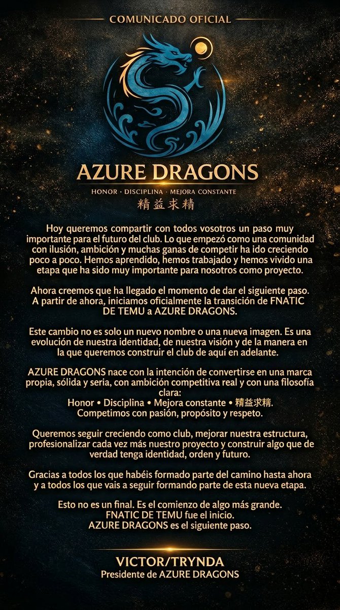 Azure Dragons tweet media