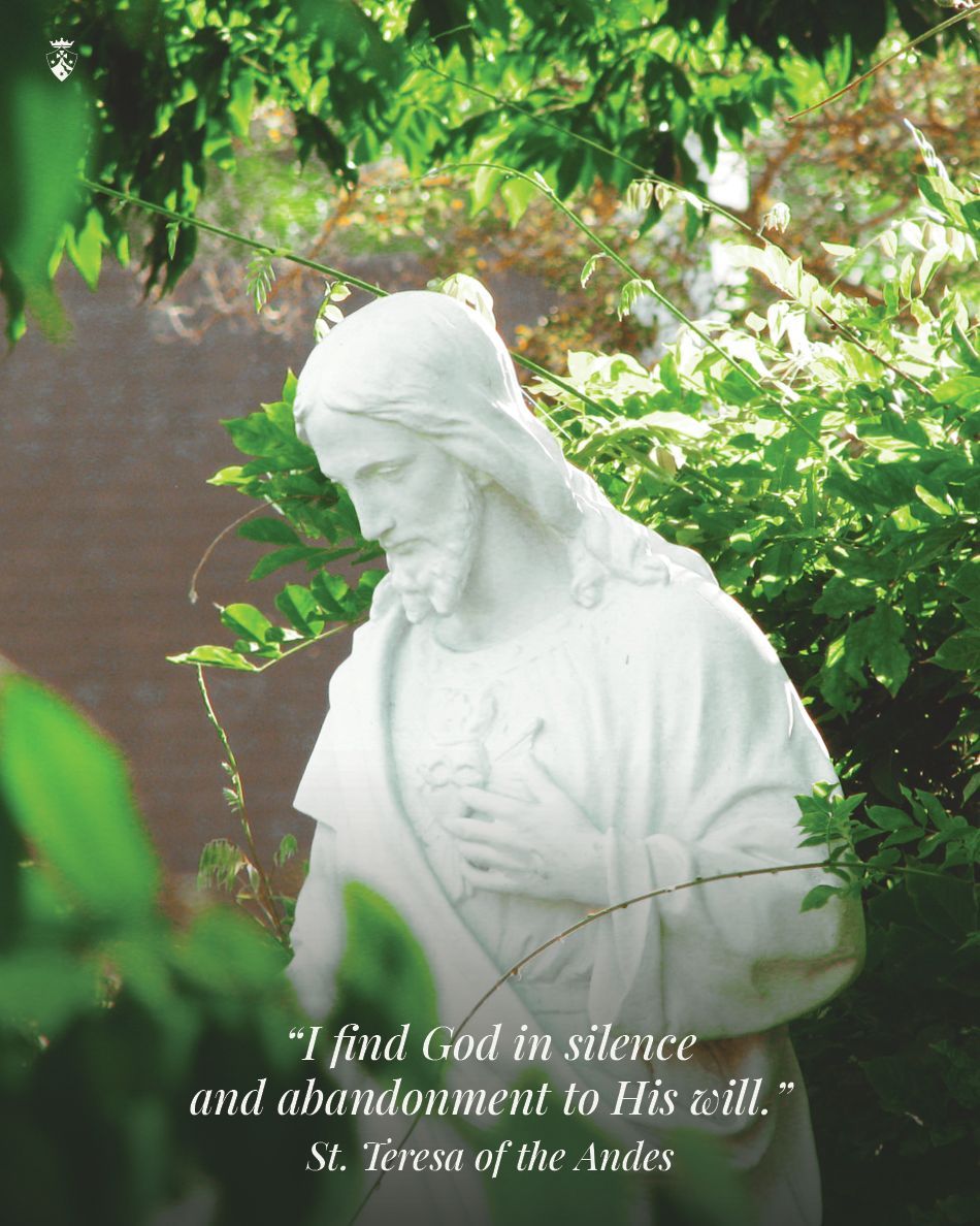 “I find God in silence and abandonment to His will.”
#StTeresa of the Andes