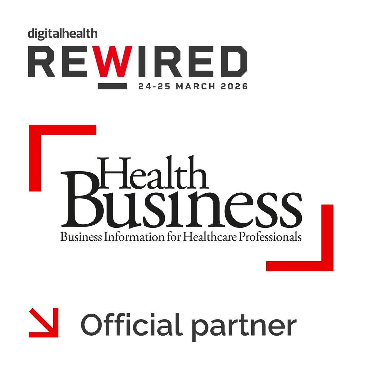 DHRewired's tweet photo. We’re pleased to welcome Health Business to Rewired. As a long established publication for healthcare professionals, they bring trusted insight across the operational, commercial and administrative sides of the sector.

#HealthBusiness #HealthTech https://t.co/hmck9Bwd6J
