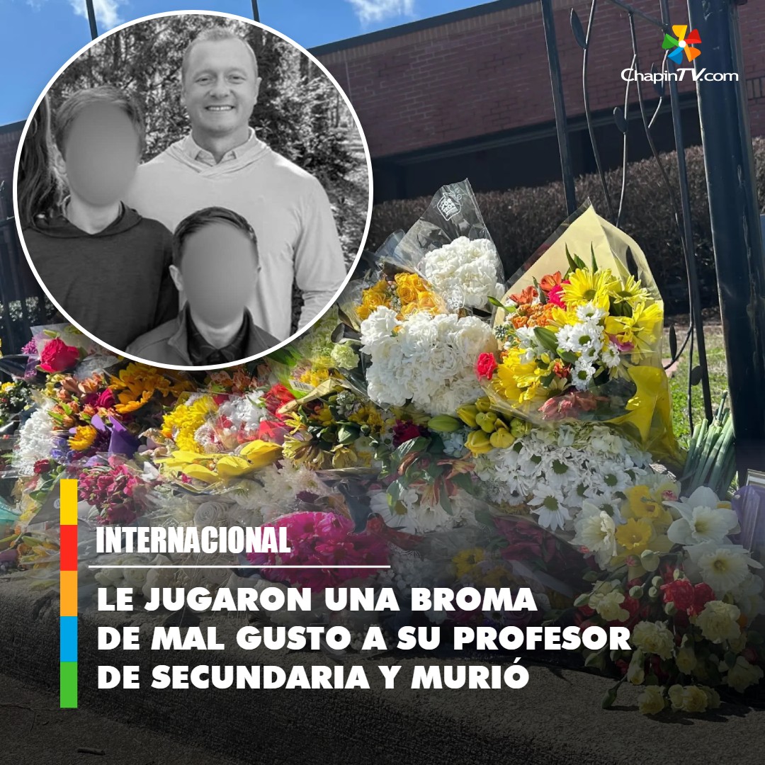 chapintv_'s tweet image. Trágica #broma escolar termina con la #muerte de un profesor en EE.UU. 😨➡ bit.ly/4ulrySQ
