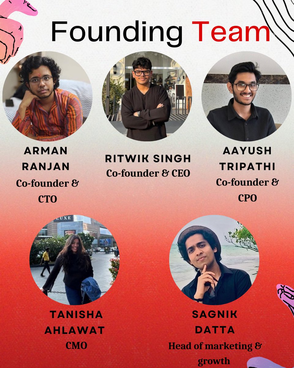 DescendUpAI's tweet photo. 5 log.
Infinite ideas.
Aur kaafi saari chai. ☕
Meet the 5 co-founders of DescendUp — dreaming big and building bigger.
Yeh toh bas beginning hai. 🚀
#DescendUp #StartupTeam #Founders https://t.co/HFA7MGC62I