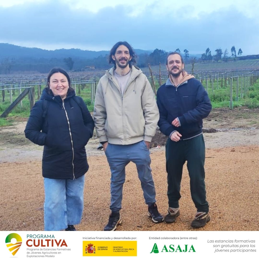 AsajaNacional's tweet image. María y Óscar se forman en una explotación vitícola de la D.O. #RíasBaixas con 66ha y bodega propia en📍#Meis #Pontevedra |#ProgramaCULTIVA

Gestión integral del viñedo, tecnología y control de procesos
👉 ow.ly/WGq550YskmG
👉 ow.ly/q7Kx50YsknX
@gobmapa @Mar_de_Frades