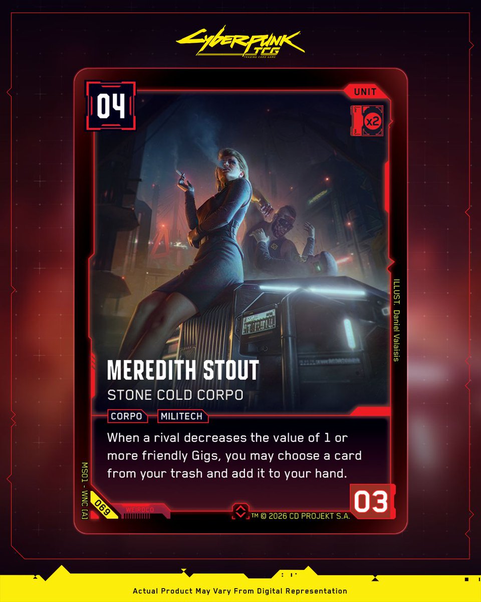 Cyberpunk Trading Card Game tweet media