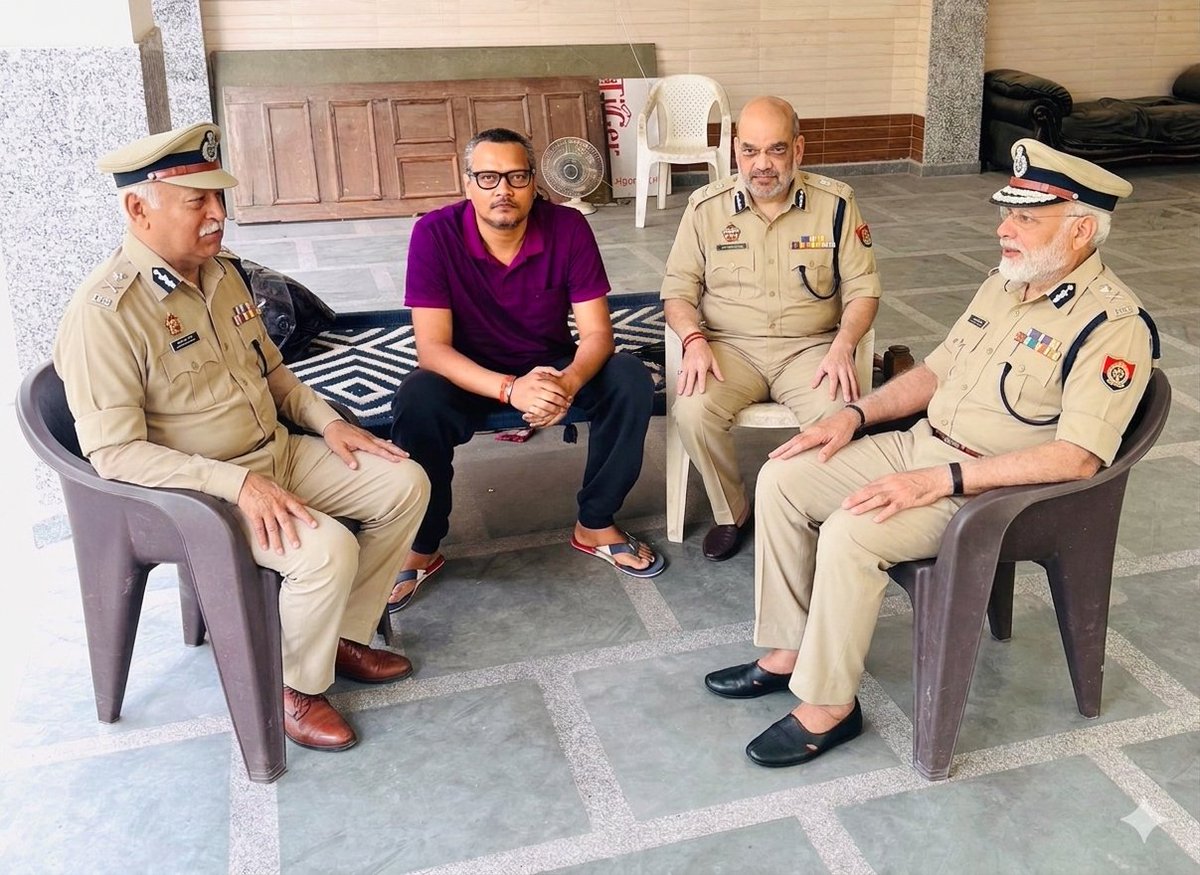 Shrimaan's tweet photo. मोदी जी :
अरे शाह जी, सुना है आपका वो अजीत बड़ा तेज बोलता है, हर किसी से भिड़ जाता है?

अमित शाह:
अरे नहीं नहीं मौसी जी, भिड़ता नहीं है… बस सवाल पूछता है। और सवाल भी ऐसे कि सामने वाला सोचने पर मजबूर हो जाए।

मोदी जी:
पर सुना है कभी-कभी बहुत ज़्यादा बोल देता है।

शाह:
अरे मौसी जी, जो आदमी सच बोलने की आदत डाल ले न, उसे कभी-कभी ज़्यादा ही बोलना पड़ता है। वरना लोग समझते ही नहीं।

मोदी जी:
अच्छा… पर सरकार की भी आलोचना करता है?

शाह (हल्की मुस्कान के साथ):
मौसी जी, जो अपने ही घर से सवाल पूछ सकता है, वही तो असली अपना होता है। जो हर बात पर ताली बजाए, वो तो भीड़ होती है।

मोदी जी:
कमाता-धमाता क्या है?

शाह:
कमाता भी है मौसी जी… और सबसे बड़ी बात, अपने दम पर कमाता है। किसी के इशारे पर नहीं बोलता।

मोदी जी:
और गुस्सा?

शाह:
थोड़ा-बहुत है… पर मौसी जी, वो गुस्सा अपने लिए नहीं है, मुद्दों के लिए है।

मोदी जी (सोचते हुए):
हूँ… और अगर कल को हमसे भी सवाल पूछने लगे तो?

शाह (हँसते हुए):
तो समझिए मौसी जी कि आदमी अभी भी ईमानदार है।

मोदी जी:
अच्छा… और लोग उससे इतना डरते क्यों हैं?

शाह:
क्योंकि मौसी जी… वो आदमी लाइन में खड़ा होना नहीं जानता, और जो लाइन से बाहर खड़ा होता है न… उससे सब डरते हैं।