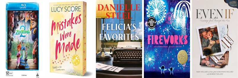 SheridanPLib's tweet photo. This week the Sheridan Public Library has nineteen new books and two new movies.  New items include Zootopia 2. https://t.co/KgnXtQVAVP https://t.co/lvrdWCtCAP