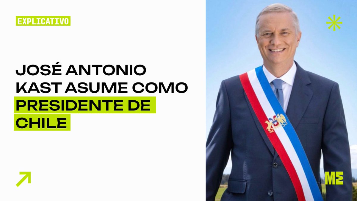 malaespinacheck's tweet photo. José Antonio Kast recibió la banda presidencial en el Congreso Nacional de Chile y se convirtió en el Presidente número 35 de la historia republicana del país.

El nuevo mandatario asumió el cargo tras el traspaso de mando de Gabriel Boric y gobernará hasta el 11 de marzo de 2030.

📲Conoce más detalles en nuestro sitio web https://t.co/ETqtXa3y3t