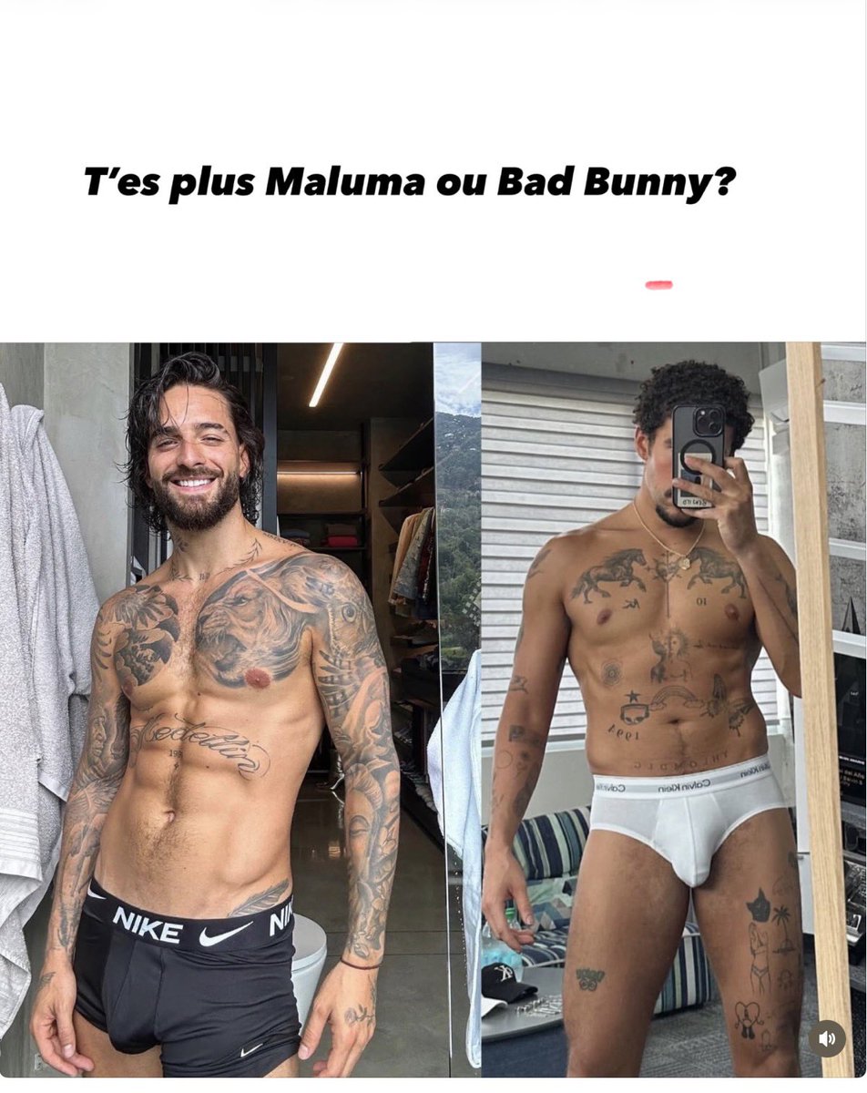 dcrossbowxxx's tweet image. T’es plus @maluma ou @BadBunnyFrance ? 🤤🤤🤤
#maluma #badbunny #sexymen #sexylatinos #meninunderwear