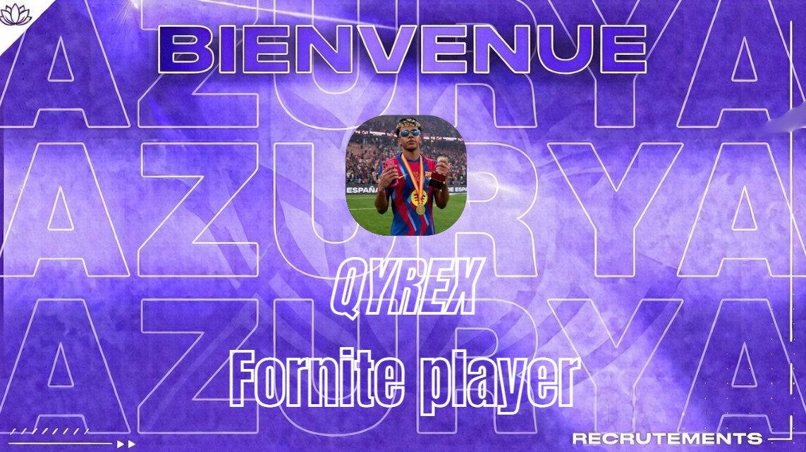 Azurya_Esport's tweet photo. Le potentiel se reconnaît.
Le talent se travaille.
@Qyrex1x  rejoint officiellement notre structure, prêt à éclore et à franchir un cap avec nous. 🌸 https://t.co/ZR14IVzeAq