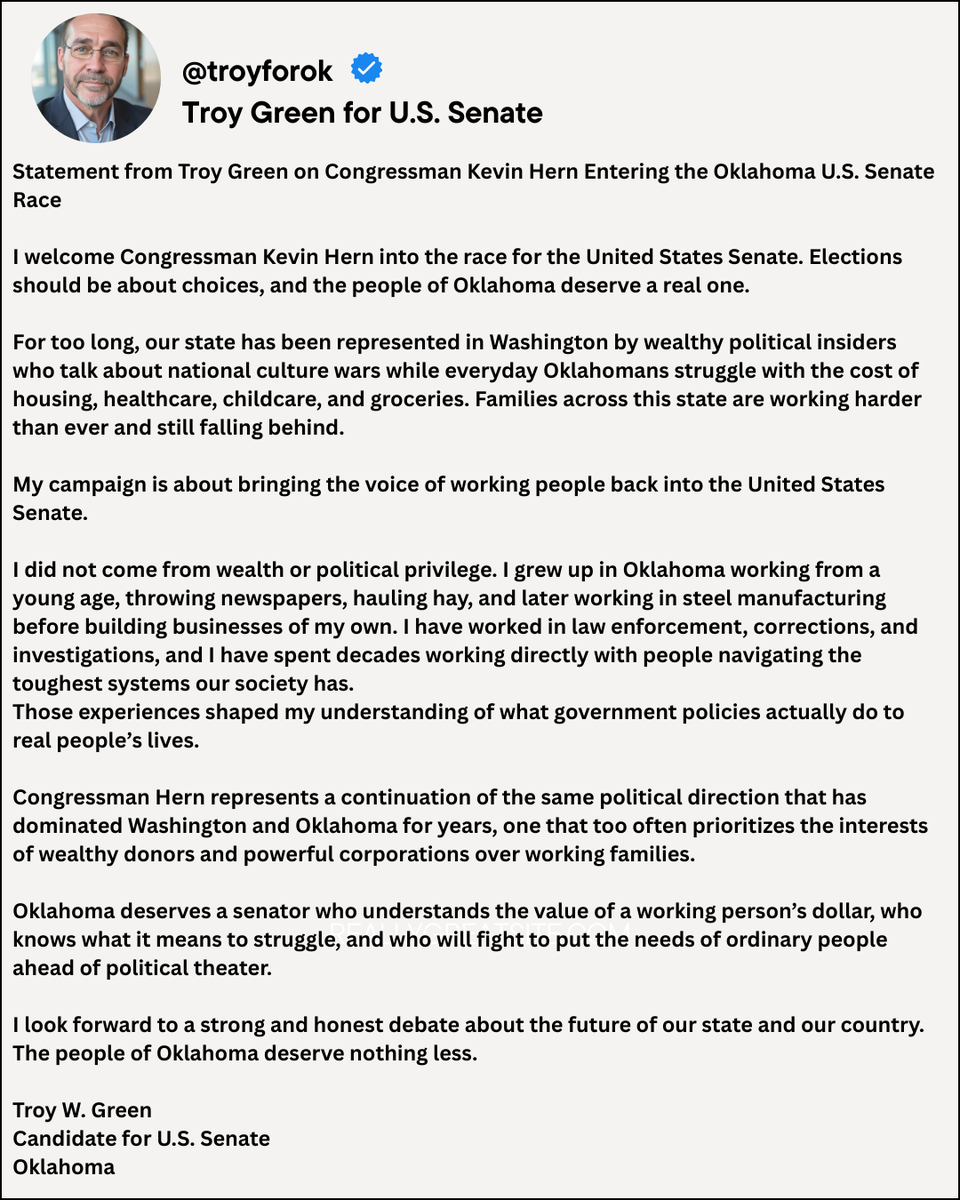 Troy W. Green tweet media