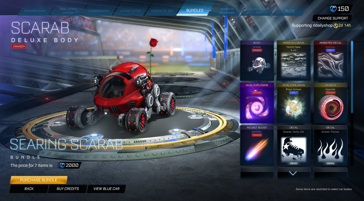 Rocket League Shop tweet media