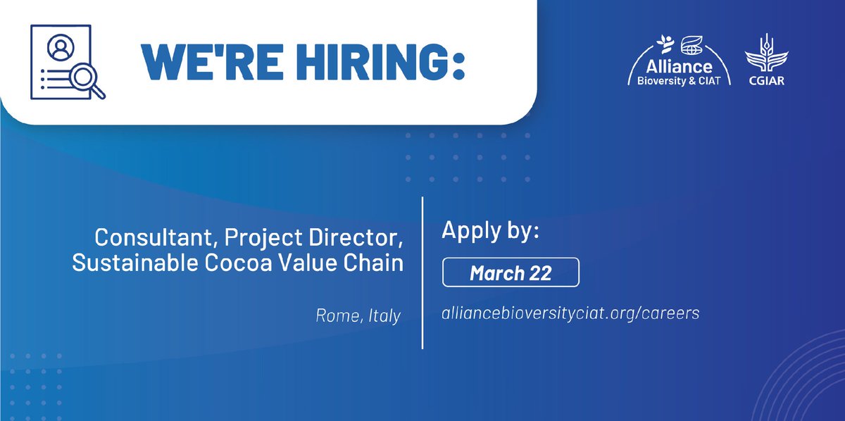 Alliance of Bioversity International and CIAT tweet media