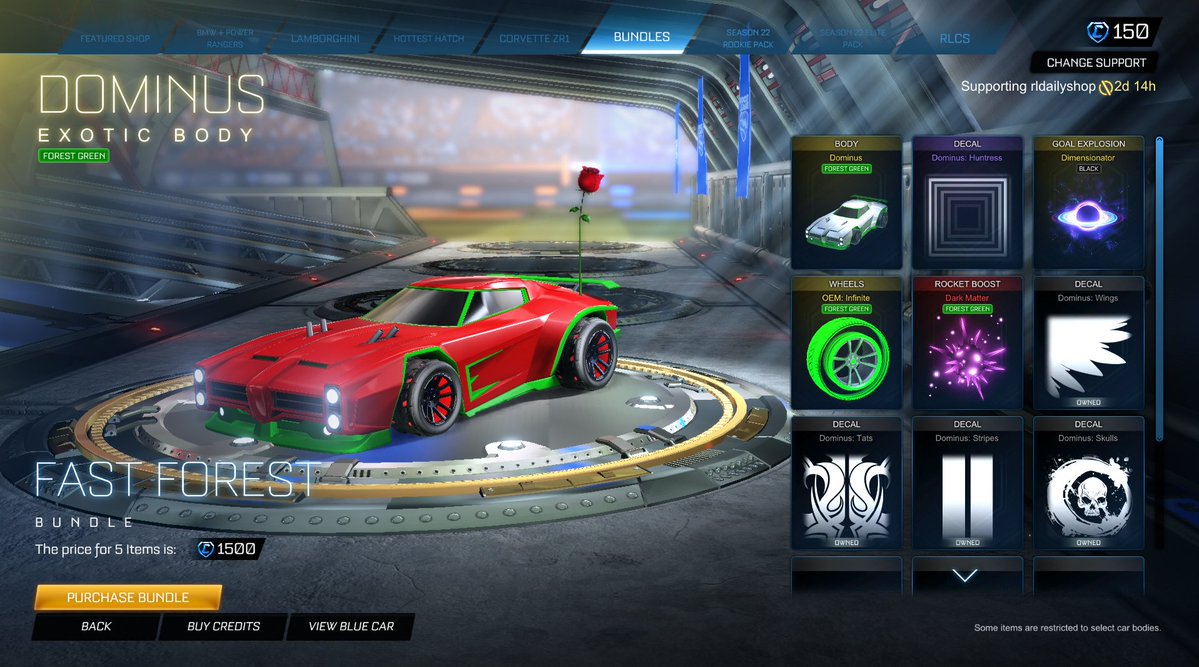 Rocket League Shop tweet media