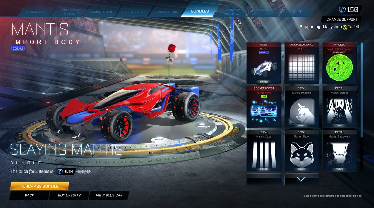 Rocket League Shop tweet media