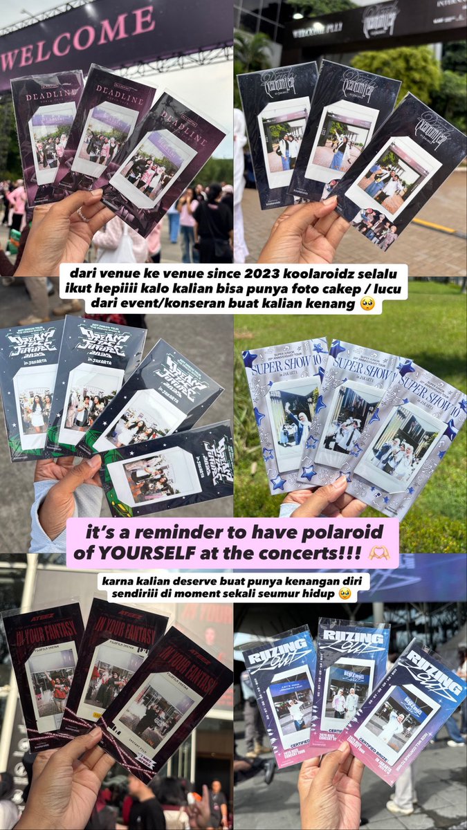 JASA FOTO POLAROID EVENT 🌟 tweet media