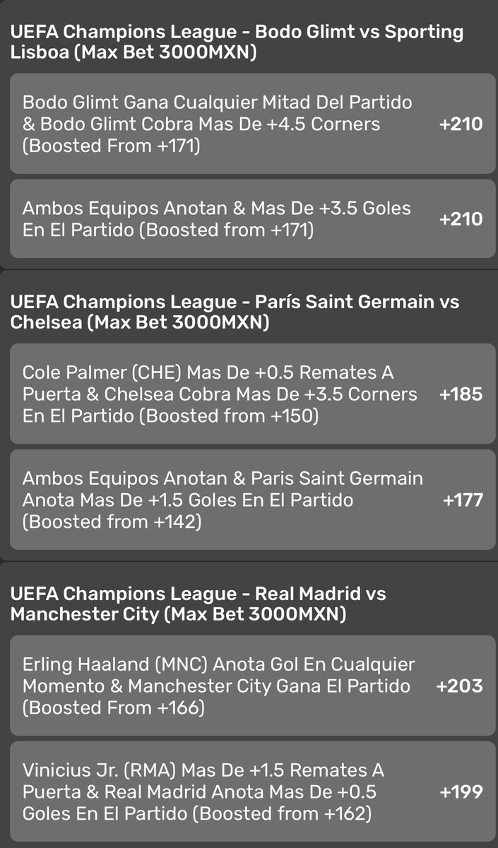 ¡Seis 🎁 🎁 para esta tarde!

Regalaré otros 5 bonos para los que le den Like, RT y comenten con el HT #PagoAnticipadoPlaydoit y me digan con cual cobrarán. 

Así de fácil, así de sencillo, los ganadores tendrán que seguirme.