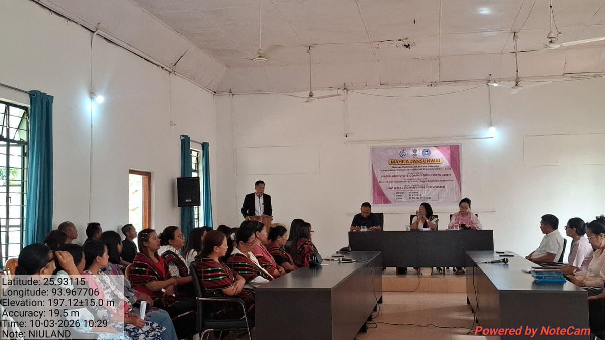 "Mahila Jan Sunwai" (Public hearing) a nationwide outreach programme under the initiative of National Commission for Women to provide women with direct, accessible platform to voice their grievances and seek institutional support was successfully conducted at Mokokchung, Nuiland