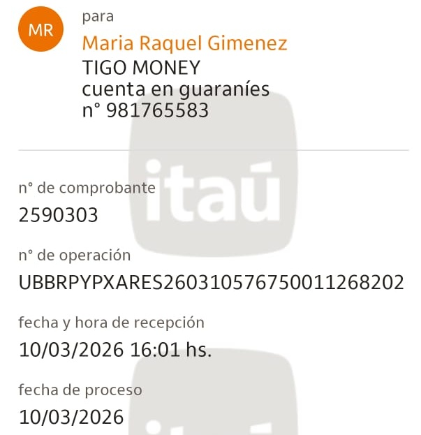 marghimer's tweet photo. @TigoParaguay 0976270236 este número esta estafando gente con giros tigo https://t.co/W8fePUUUo4